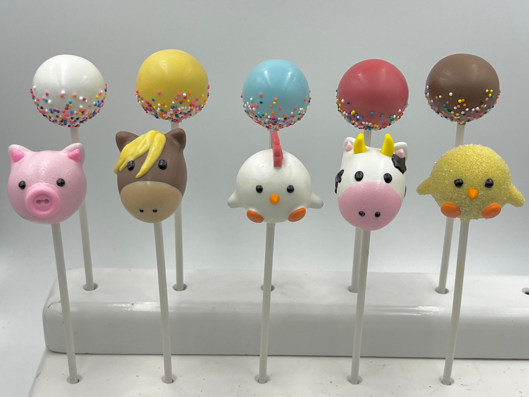 Farm Animal Set (10 cake pops)