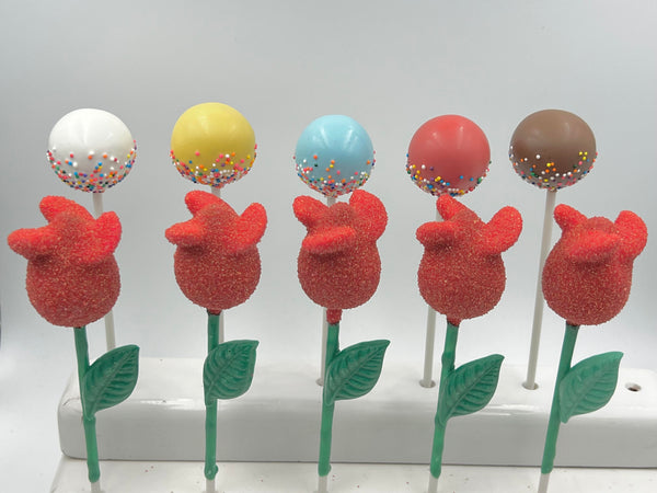 Red Rose Set (10 cake pops)